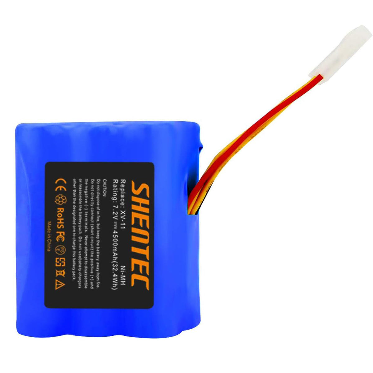 SHENTEC Batería 7.2V 4.5Ah compatible con Neato