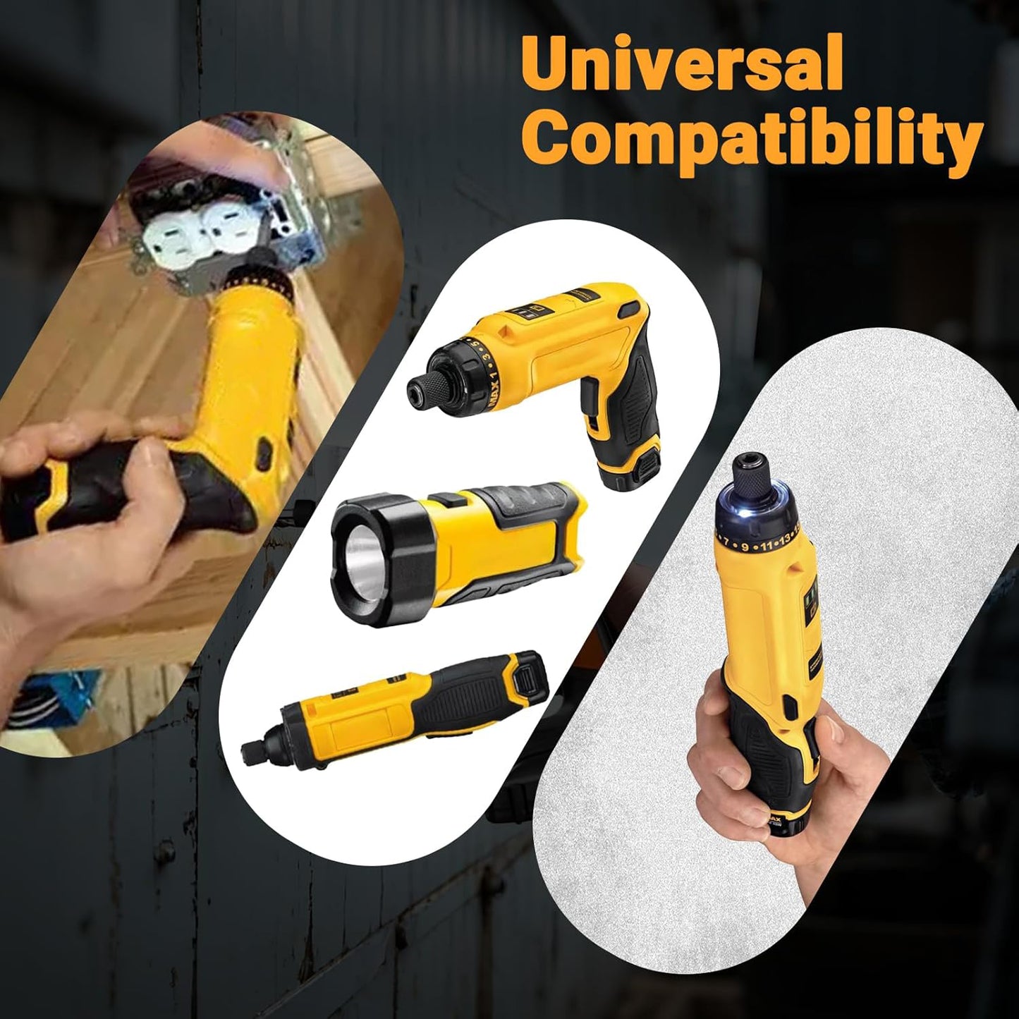 SHENTEC Batería de reemplazo 2000mAh 8V compatible con DEWALT