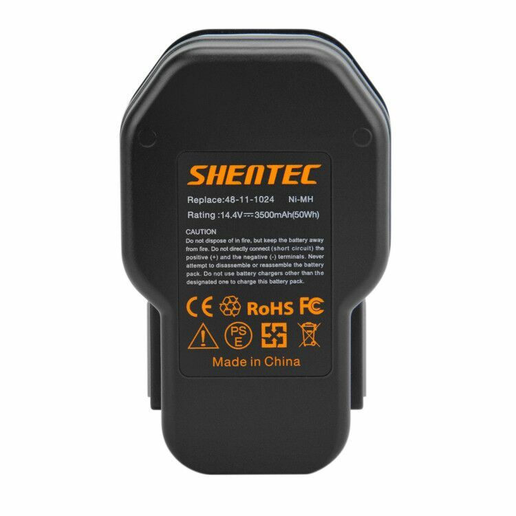 Batería SHENTEC 14.4V Ni-MH para AEG 48-11-1000, 48-11-1014, 48-11-1024 MILWAUKEE 0511-21