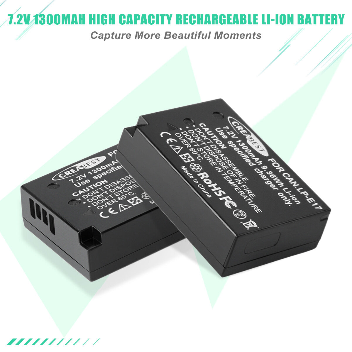 2x LP-E17 Batería+Cargador Para Canon M3 200D 250D 750D 850D 800D X8i X9 77D M6 M5