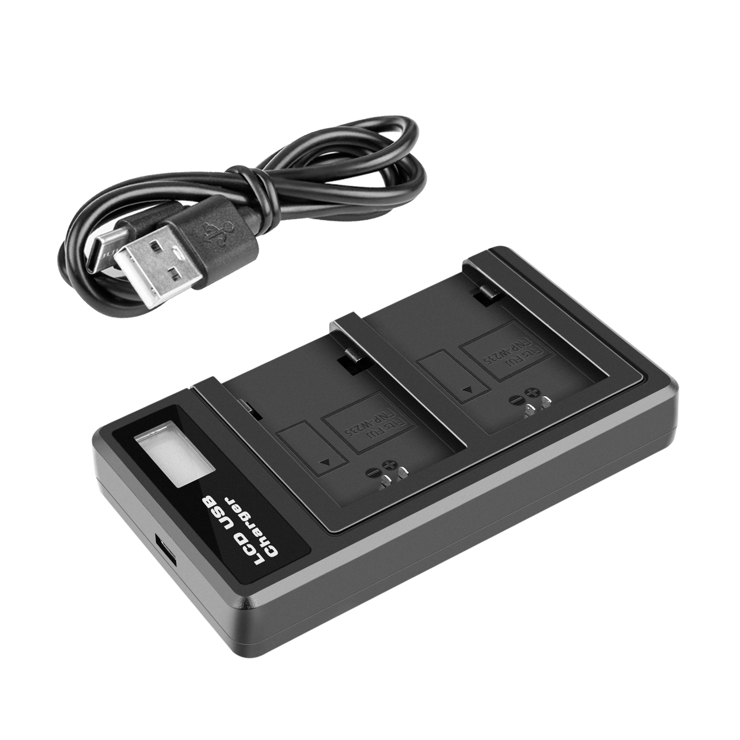 2x Baterías NP-W235 + Cargador Doble para Fujifilm GFX 100S 50S II X-H2S X-T5 XT4 X-T4