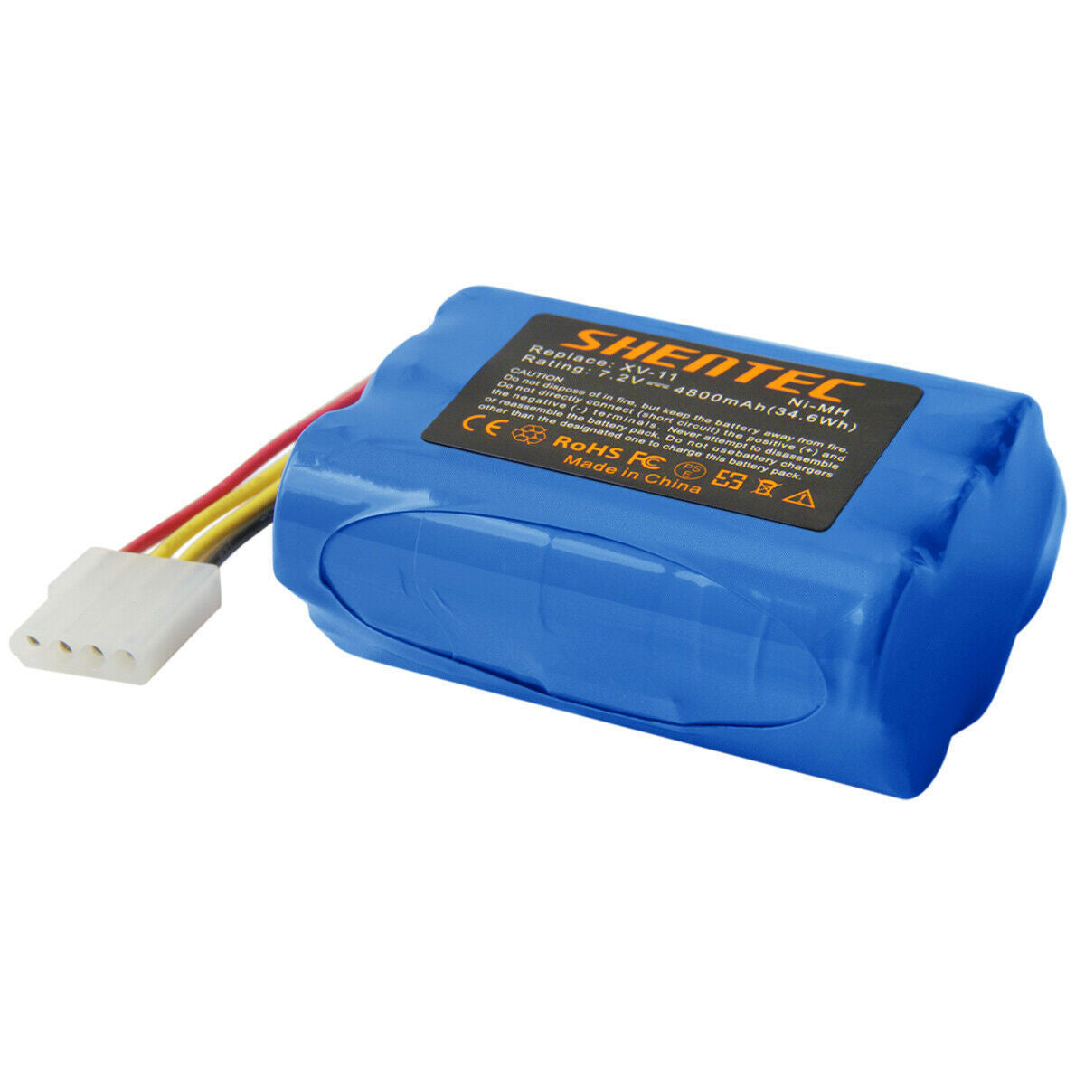 SHENTEC 4800mAh 7.2V Batería de repuesto para Neato XV-11 XV-12 XV-14 XV-15 XV-21 XV-25 205-0001