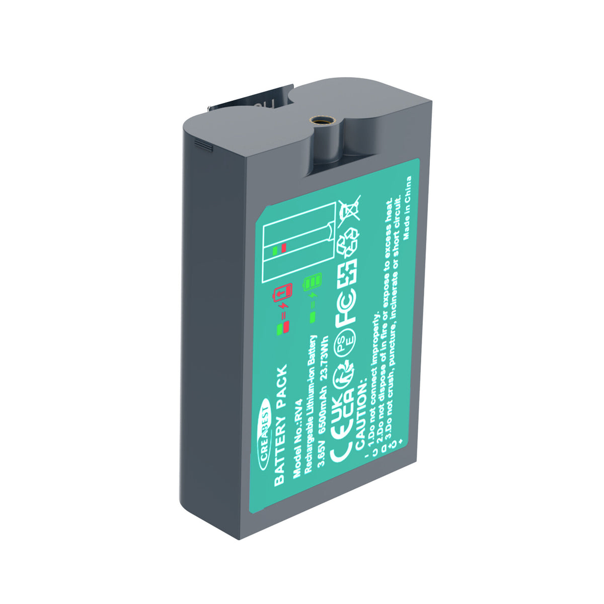 SHENTEC Batería Recargable 6.4Ah V4 Para Ring Video Doorbell 2 3 4 Spotlight Stick Up