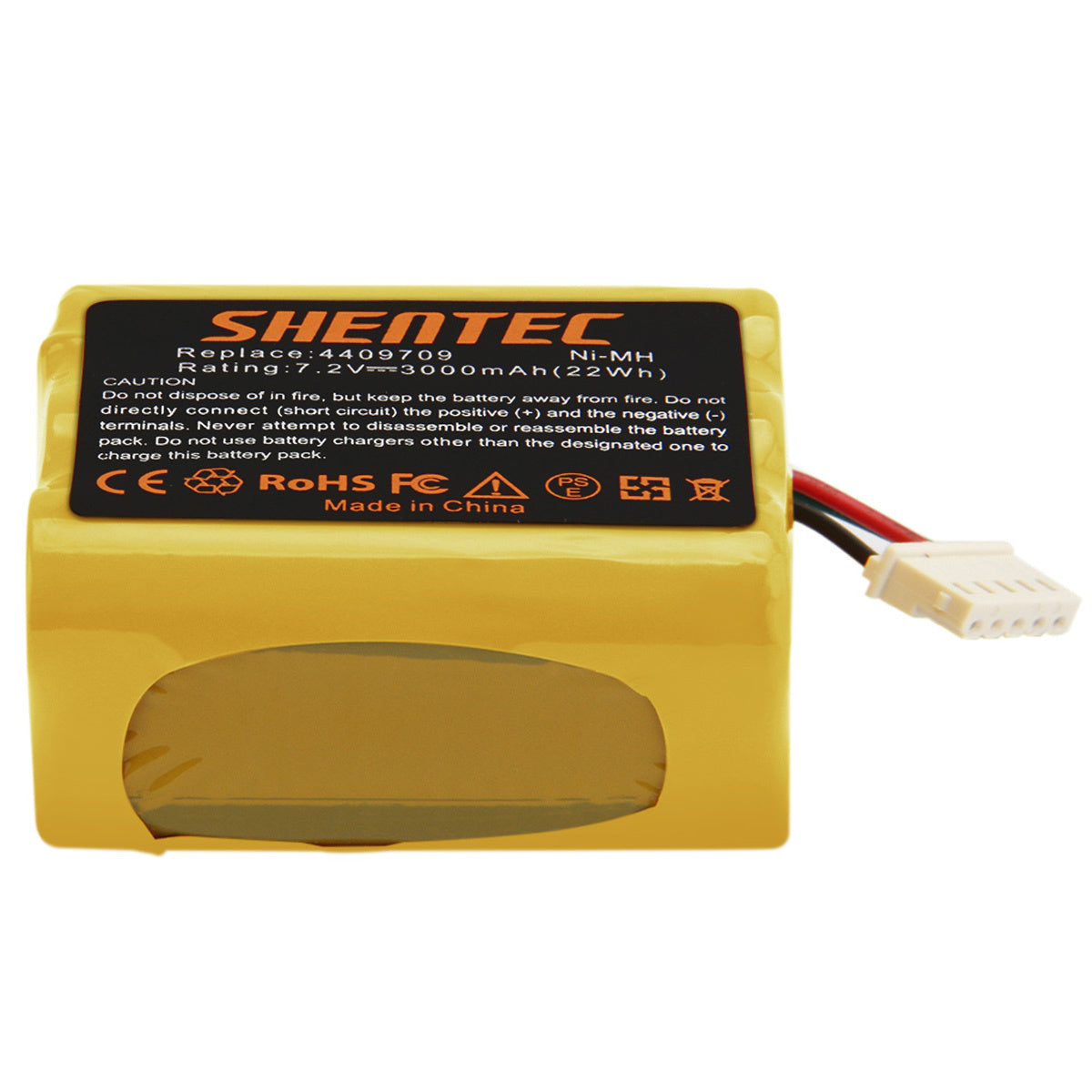 SHENTEC 7.2V 3.0AH Ni-MH Batería para iRobot Braava 390, 380T, 390T, 380, 4409709, Mint Plus 5200