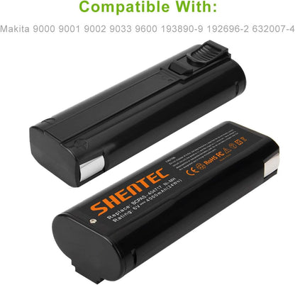 SHENTEC Batería 4000mAh 6V compatible con Paslode