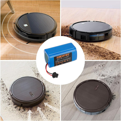 SHENTEC Batería de repuesto 14.4V 4000mAh para Eufy RoboVac