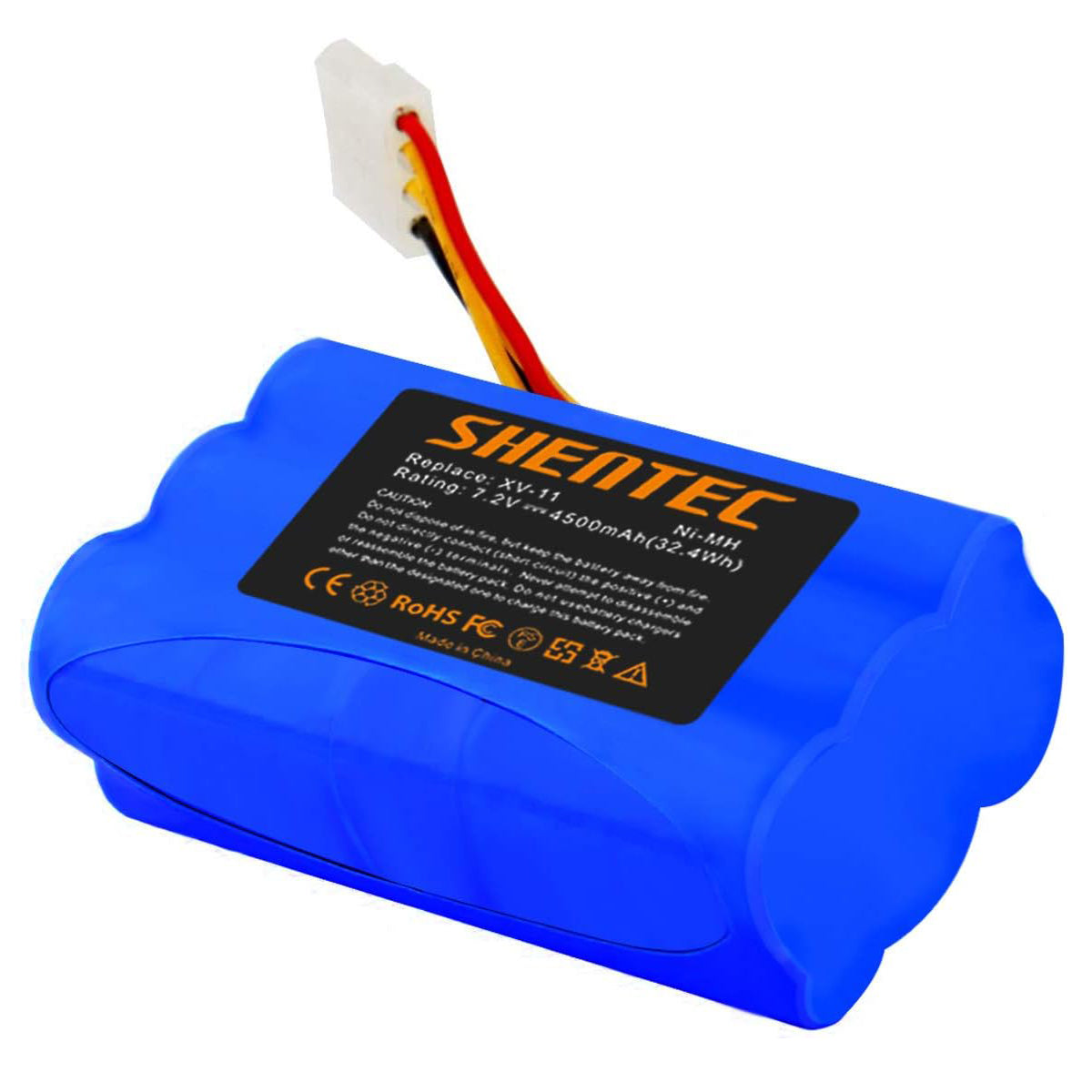 SHENTEC Batería 7.2V 4.5Ah compatible con Neato