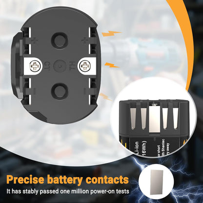 SHENTEC Batería de reemplazo 2000mAh 8V compatible con DEWALT