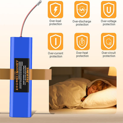 SHENTEC Batería de reemplazo 3500mAh para ILIFE V3s Pro V5s