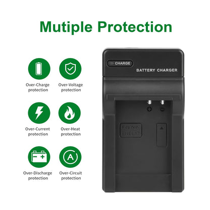 Cargador SHENTEC para batería Li-ion EN-EL12 EL12 para Nikon Coolpix