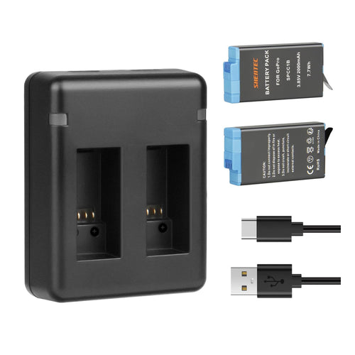 SHENTEC 3.85 V, 2000 mAh Li-Ion para batería GoPro Enduro