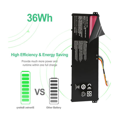 Batería SHENTEC 11.4 V 36Wh para Acer Aspire AC14B18J AC14B8K AC14B3K