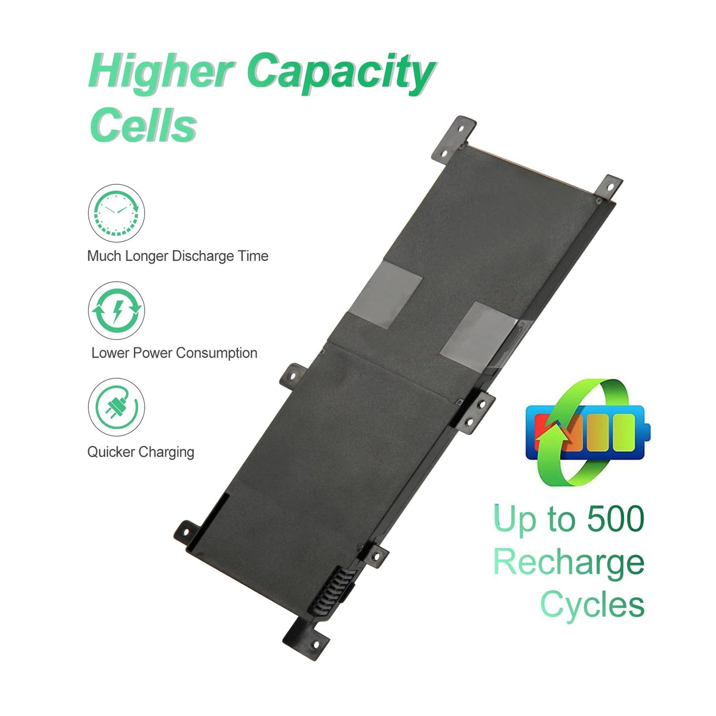 Batería SHENTEC 7.6V 38Wh C21N1509 para Asus Vivobook