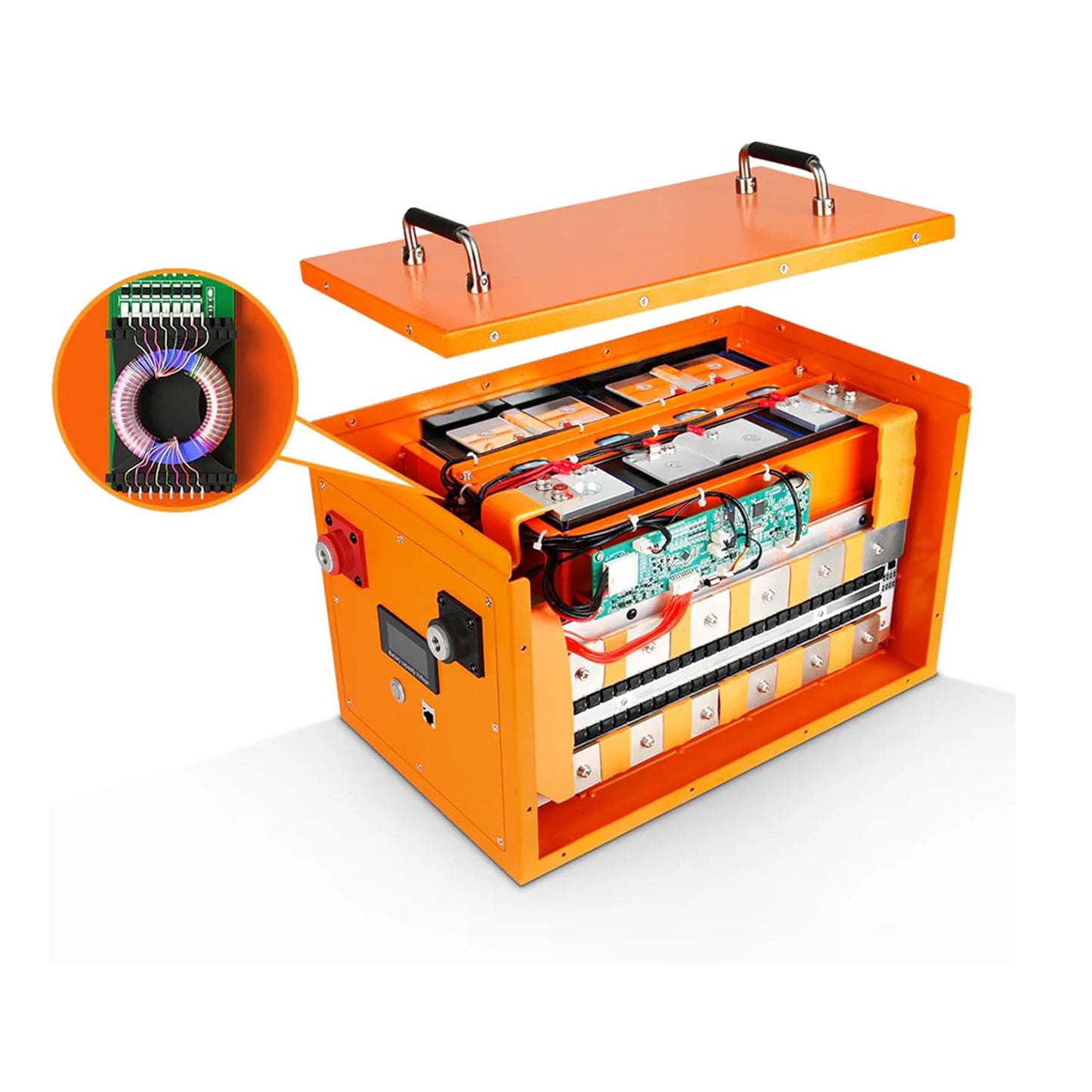 SHENTEC Batería LiFePO4 auto-calentable 12 V 300 Ah con BMS 200 A