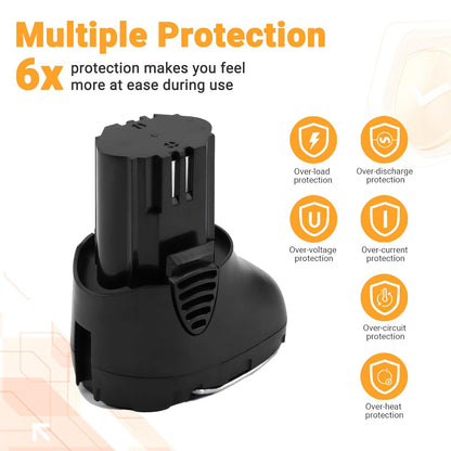 SHENTEC 10.8V 3000mAh Battery Compatible with Dremel Cordless Tool