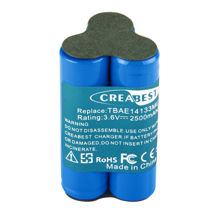 Batería de Repuesto 2.5Ah 3.6V Ni-MH para Aspiradora de Mano AEG Electrolux Junior Tipo TBAE14133M