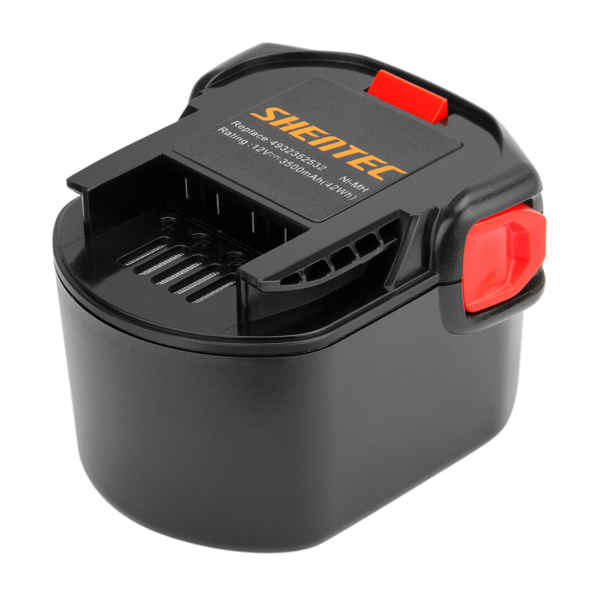 SHENTEC Batería de repuesto Ni-MH 12V 3.5AH para AEG B1214G BS12G BS12X 4932352532 4932399697 4932399696