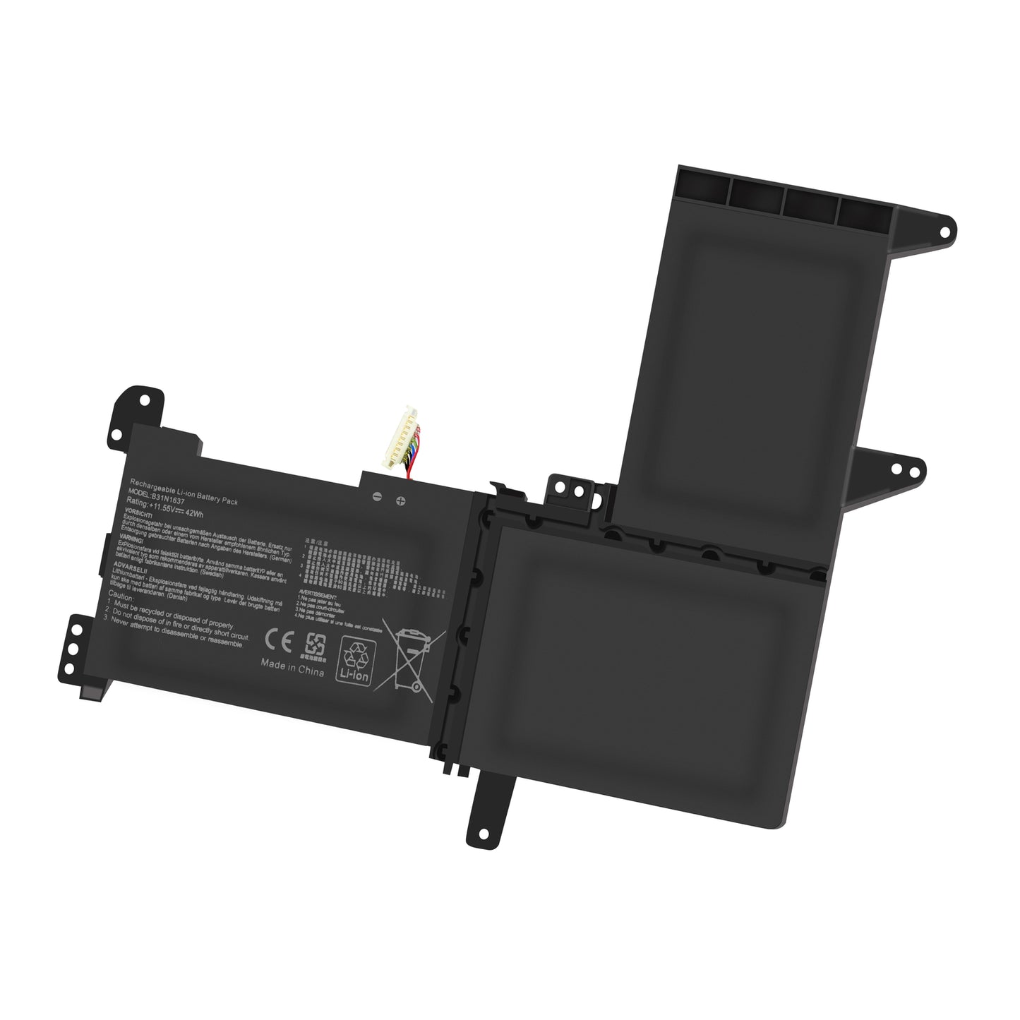 Batería para ASUS VivoBook S510UQ X510UR-3B X510UN-1A X510UQ-3F 42W B31Bi9H B31N1637