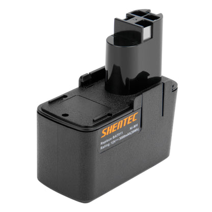 SHENTEC Batería Ni-MH 12V 3.0AH para Bosch BAT011 H1214N 2607335054 2607335055 2607335071