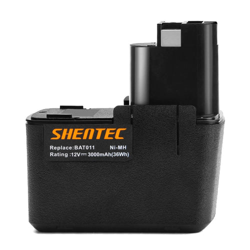 `SHENTEC Batería Ni-MH 12V 4000mAh para Bosch BAT011 BH1214L BH1214H H1214N BH-1214`