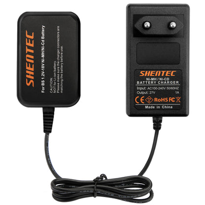 txt
Kit de 2 baterías + cargador SHENTEC 14.4V para Bosch BAT040 BAT140 BAT038 2607335276