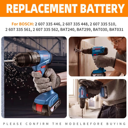 SHENTEC Batería Ni-MH 24V 4Ah para Bosch BAT240 BAT299 BAT030 BAT031 GBH24VF