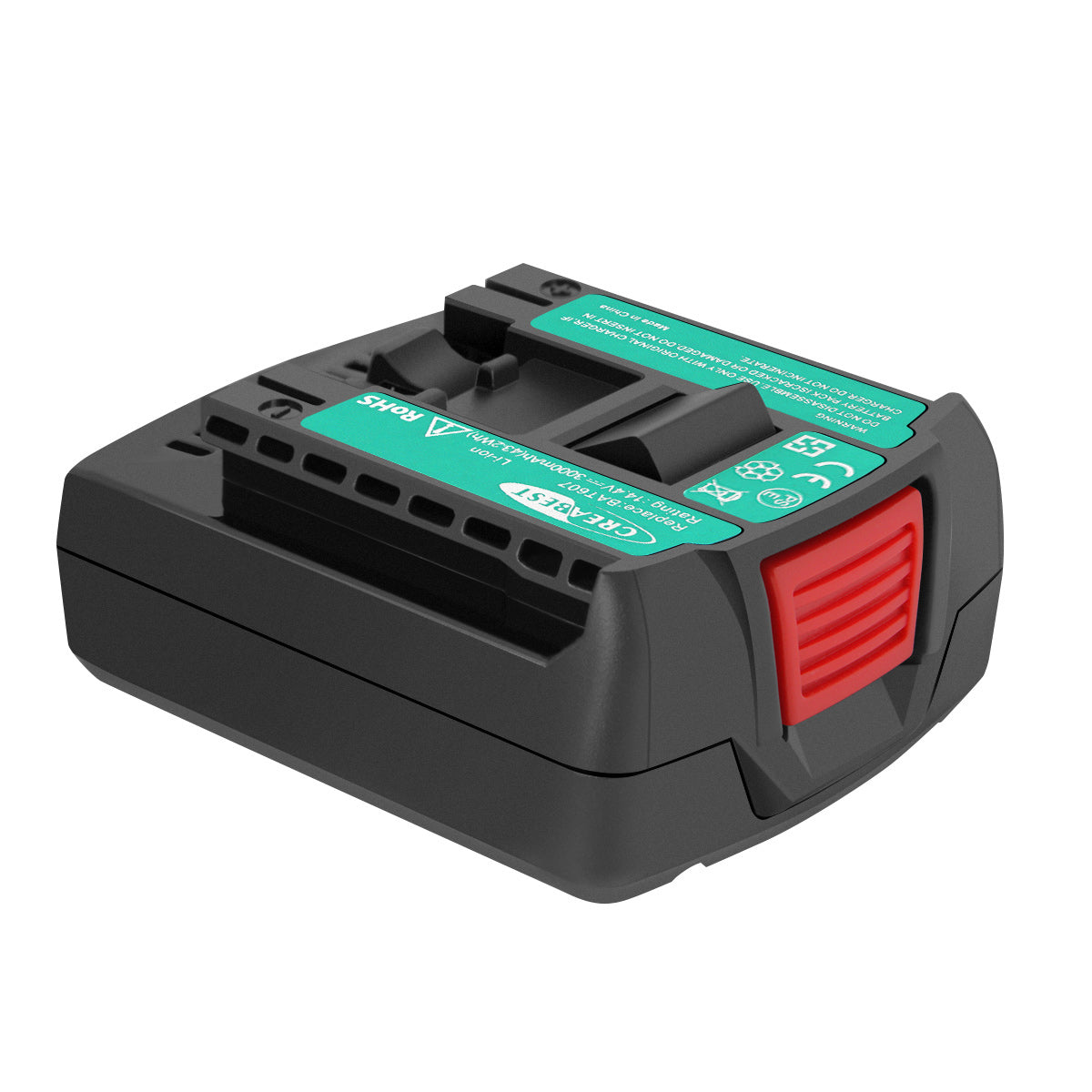 Batería de repuesto SHENTEC 14.4V 3500mAh de ion de litio para Bosch BAT607G BAT607 BAT614G 2607336318 2607336150