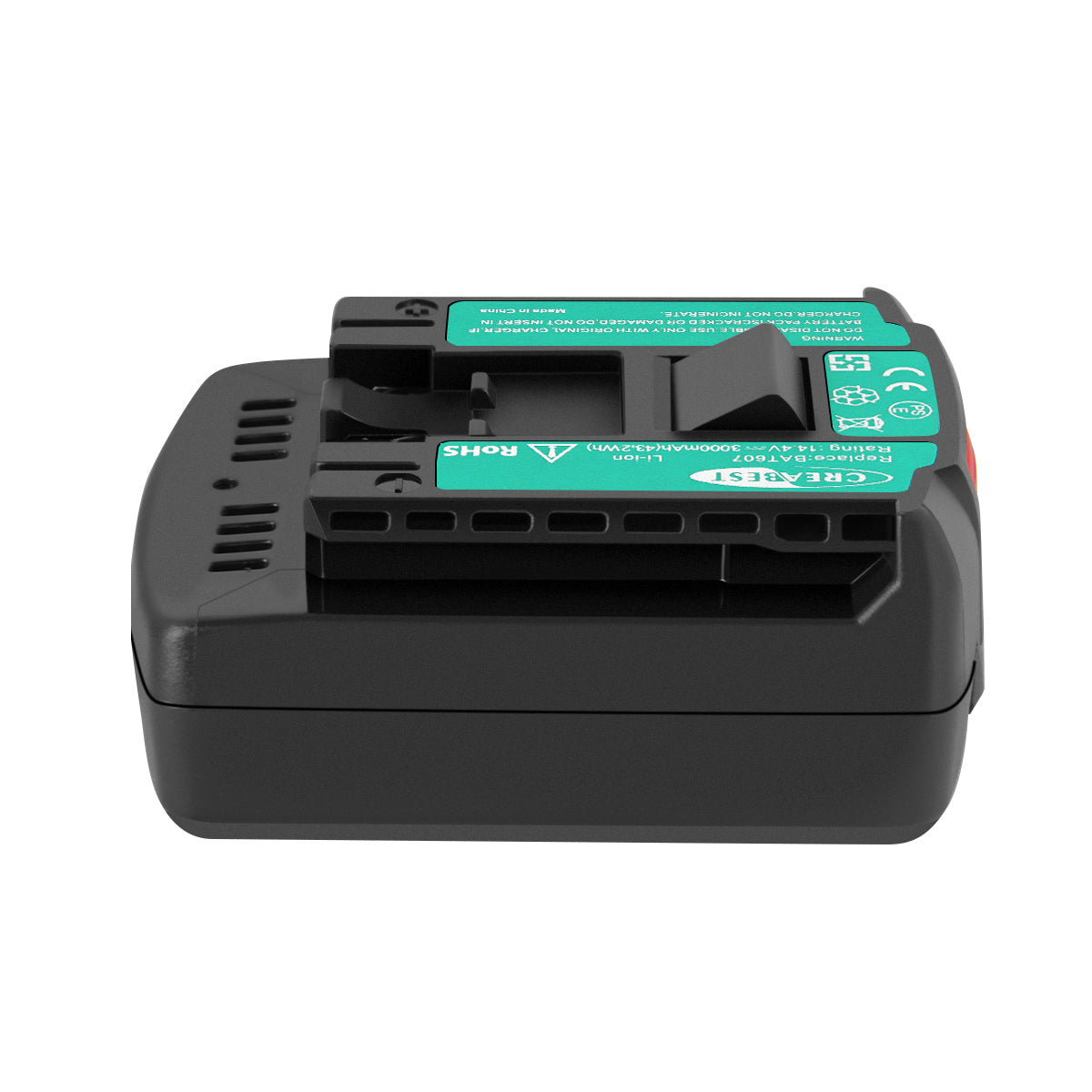 Batería de repuesto SHENTEC 14.4V 3500mAh de ion de litio para Bosch BAT607G BAT607 BAT614G 2607336318 2607336150