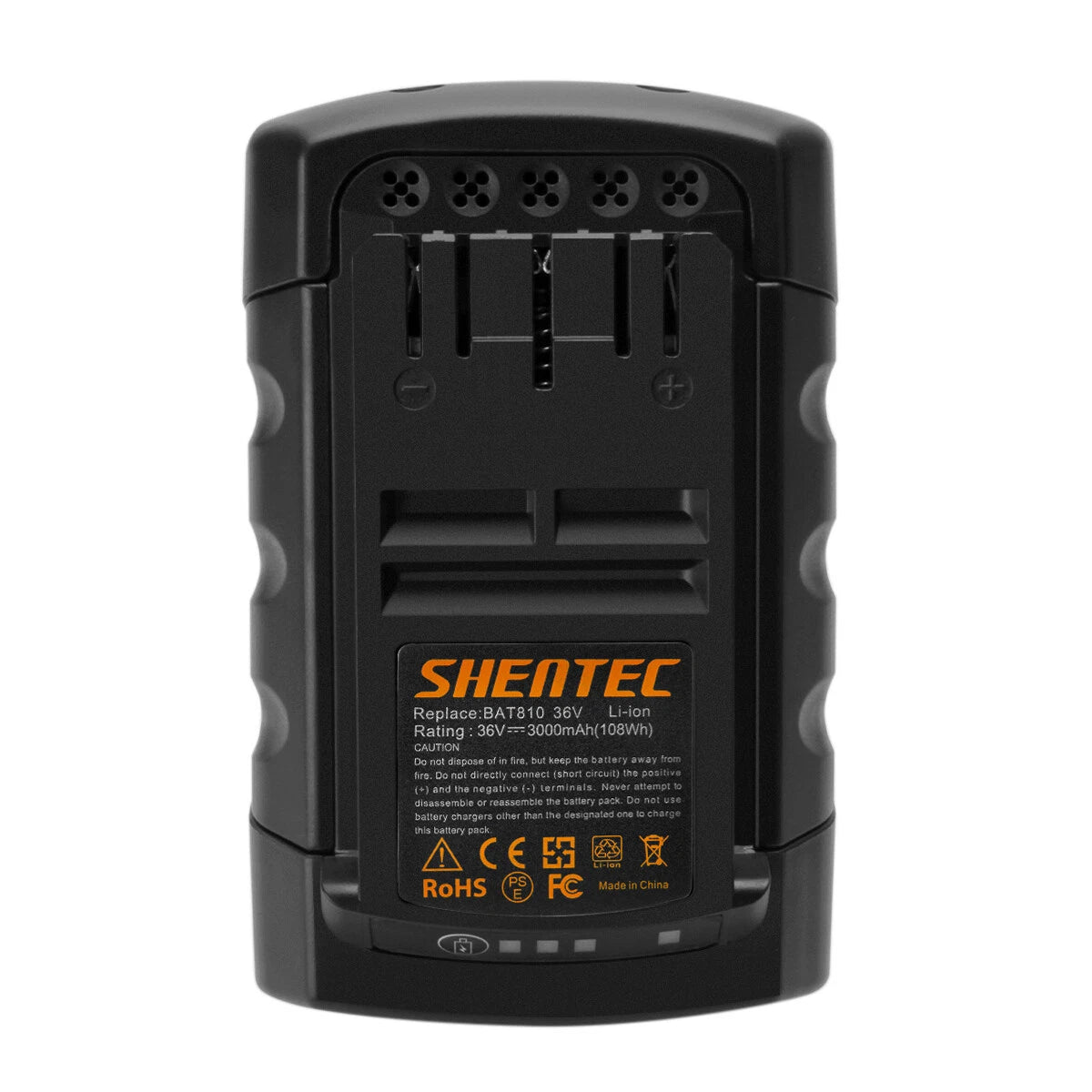 SHENTEC Batería Li-ion 36V 3.0Ah para Bosch 11536C 11536VSR 38636-01 BAT810