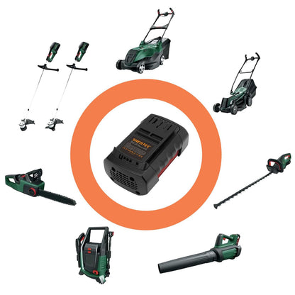 SHENTEC Batería de repuesto Li-ion 36V 5aH para Bosch Rotak 32 LI 34 LI 37 LI 43 LI Bosch 36V BAT810 BAT836 BAT840 D70771 2607336003