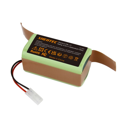 SHENTEC Batería de 14.8V 3.5Ah para Bissell EV675,2503, 2933, 2859, 3115,Bob Sweep WJ540011