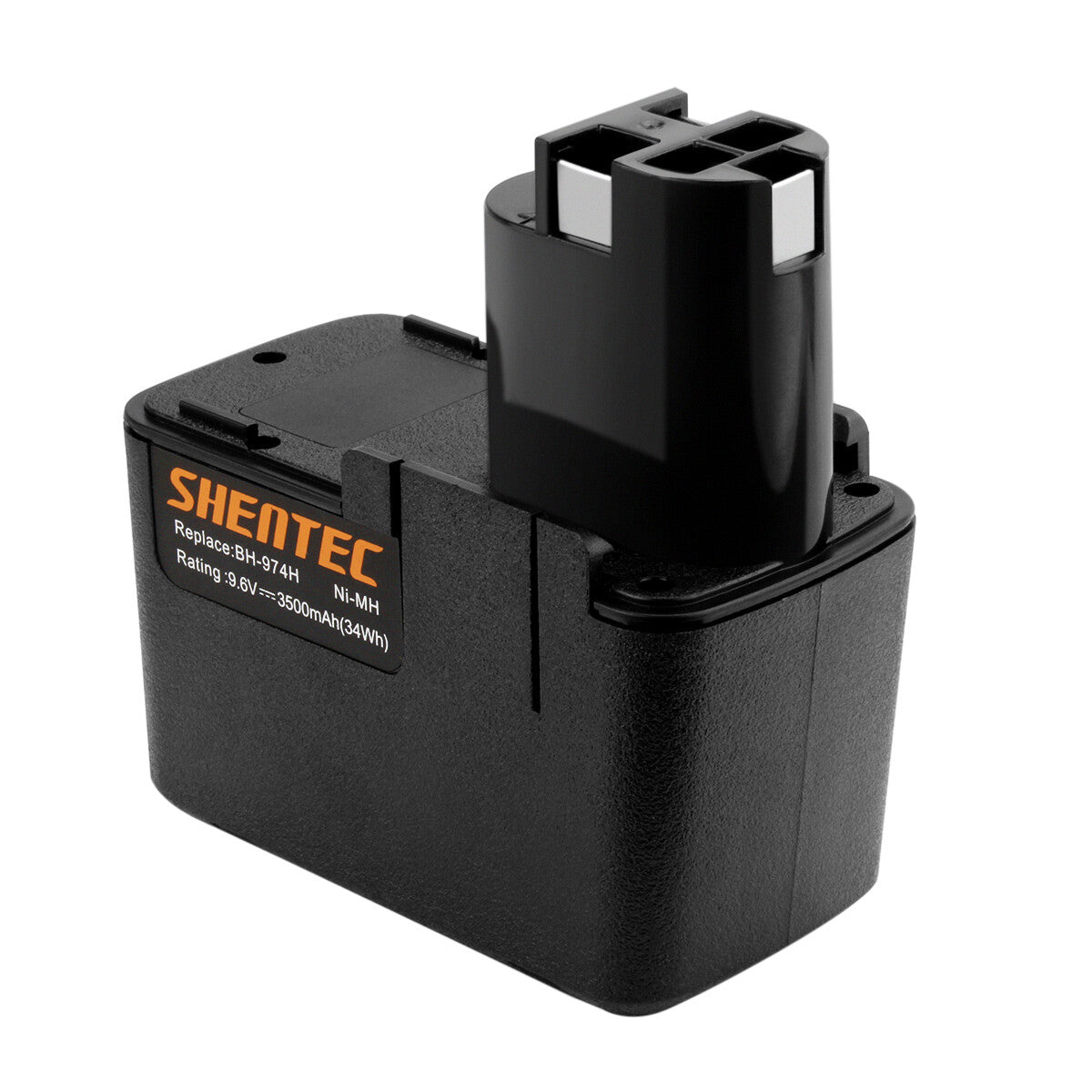 SHENTEC Batería Ni-MH de 9.6V 3500mAh para Bosch BAT001 BH-974N PSR GSR GSB PSB GBM 9.6VES-2