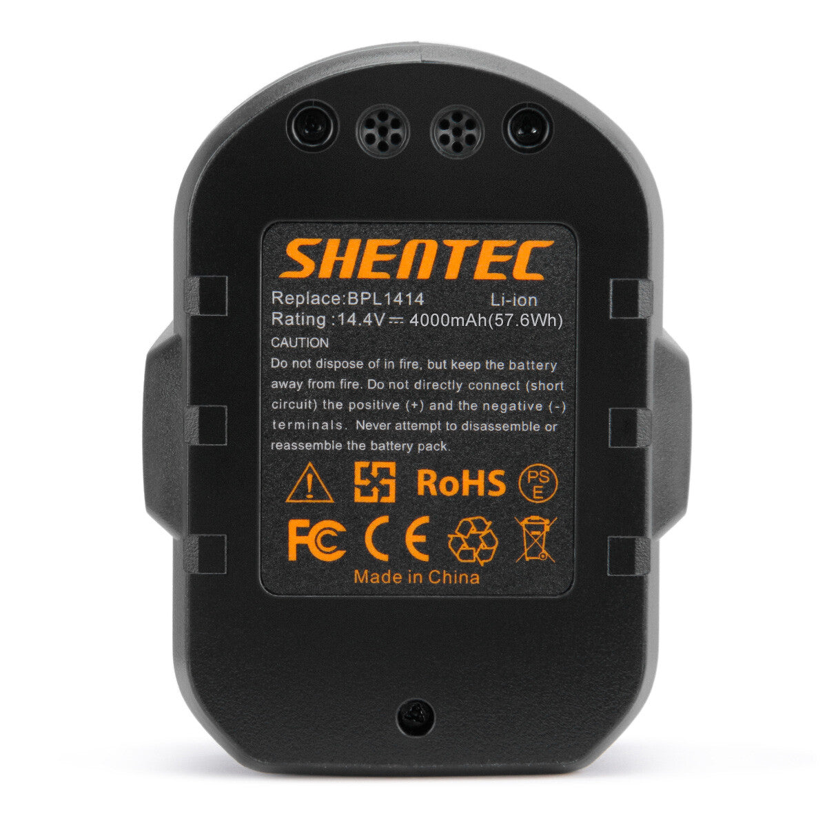 SHENTEC BATERÍA DE REEMPLAZO LI-ION 4Ah 14.4V PARA RYOBI BPL1414 LLCD14021 LCDI14022 LCD1402 130224052