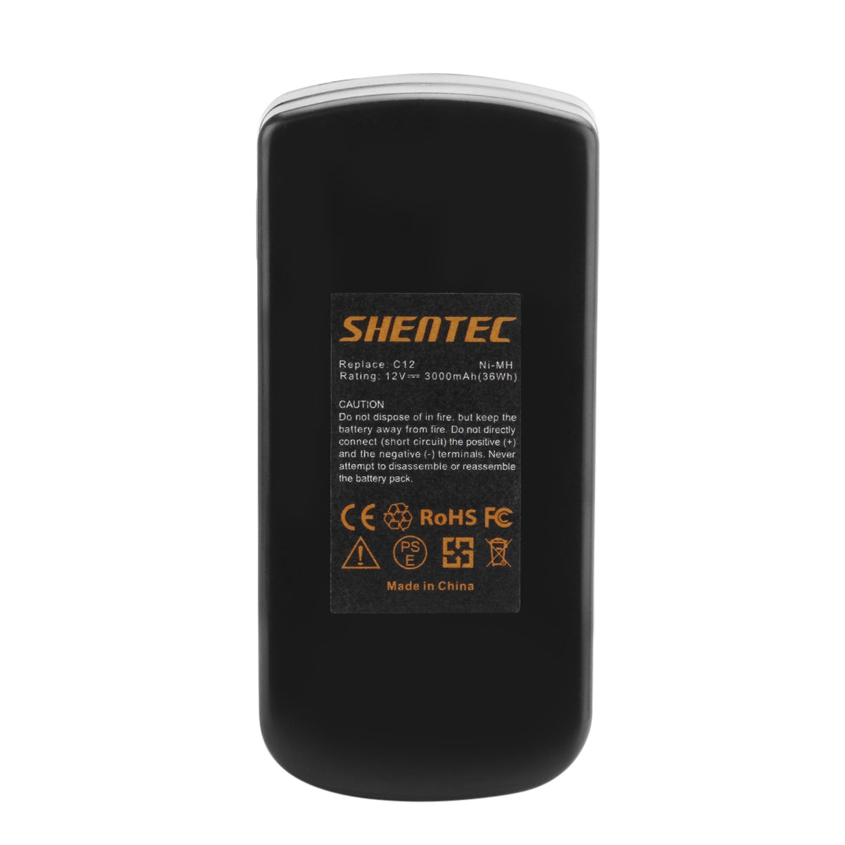 Batería Ni-MH SHENTEC de 3.5Ah 12V para Festool C12 C12LI T12+3 BPC12 BPS12C BPS12S
