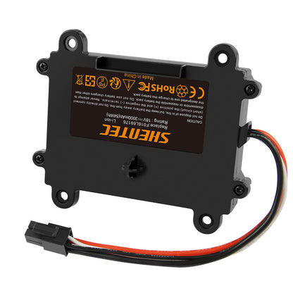 SHENTEC 3.0Ah 18V Li-ion Batería para Bosch Indego F016L69176 F016104898 5INR19/66 S+400