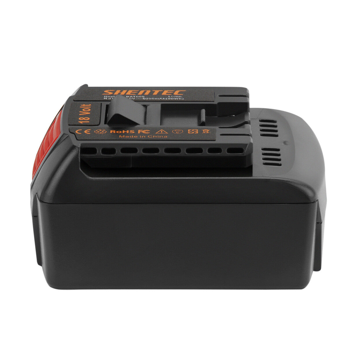 SHENTEC 2X 18V 6Ah Batería de ion de litio para BOSCH GDR GSR GSB GWS GBH GDS BAT618 BAT609 CCS CRS