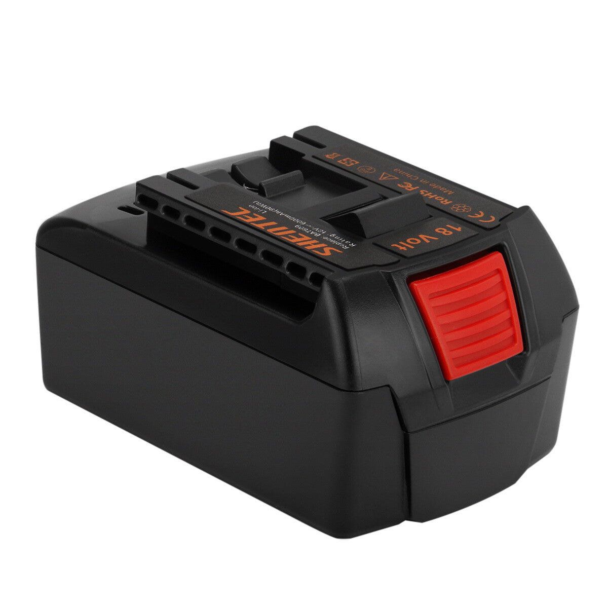 SHENTEC 2X 18V 6Ah Batería de ion de litio para BOSCH GDR GSR GSB GWS GBH GDS BAT618 BAT609 CCS CRS
