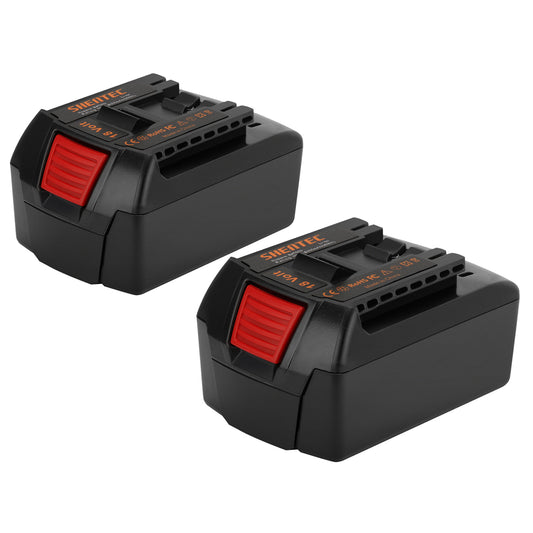 SHENTEC 2X 18V 6Ah Batería de ion de litio para BOSCH GDR GSR GSB GWS GBH GDS BAT618 BAT609 CCS CRS