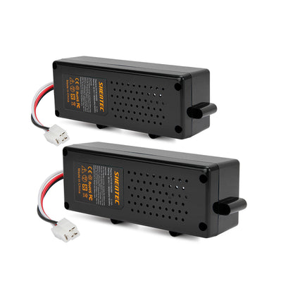 SHENTEC Pack de 2 Baterías Li-ion 32.4V 5.0Ah para Bosch Indego F016104299 Indego 800 1000 1200 3600