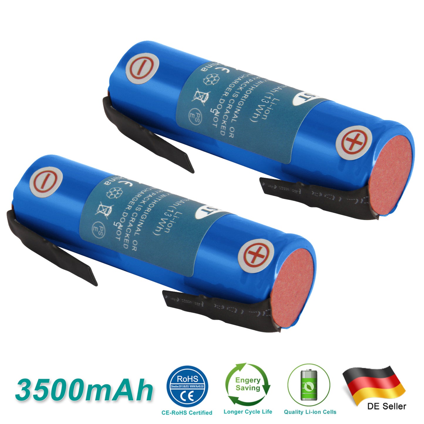 SHENTEC 2X 3500mAh 3.6V Li-ion BATERÍA DE REPUESTO PARA BLACK DECKER KC360 PP360 GSL200 BDCS36G