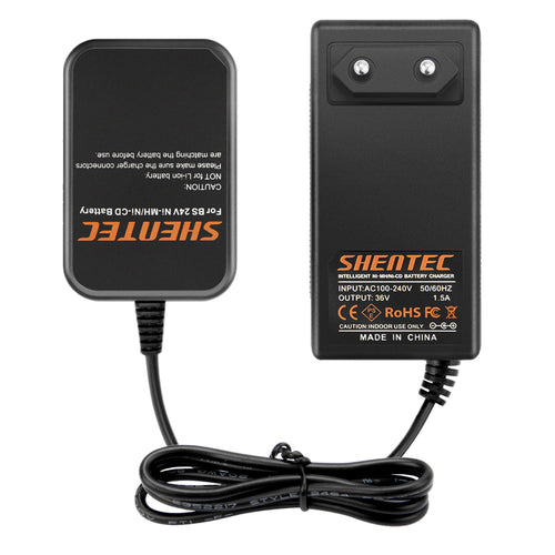 SHENTEC Cargador de batería para Bosch 24V BAT019 BAT020 BAT021 GBH 24 VFR BBH 24 VRE