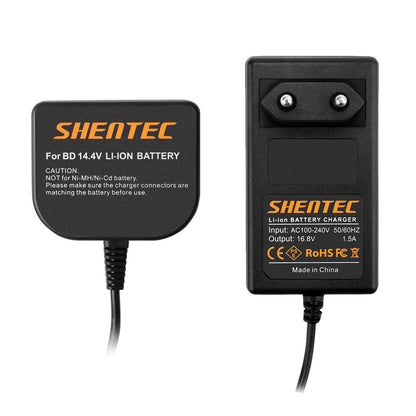 Cargador de batería Li-ion 14.4V SHENTEC para Black&Decker BL1314 LB16 ASL148KB LDX120C LST220