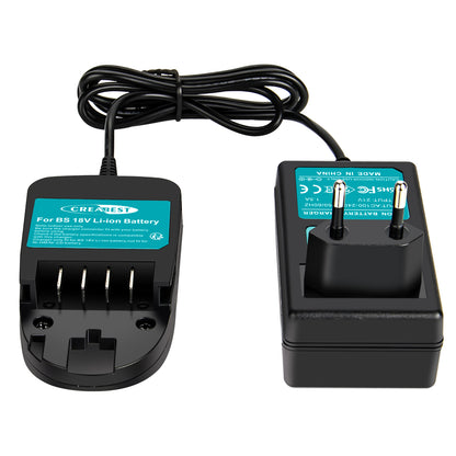 SHENTEC cargador Li-ion 18V para Bosch PST 18 LI PSB 18 LI-2 1600Z00000 1600Z0003U