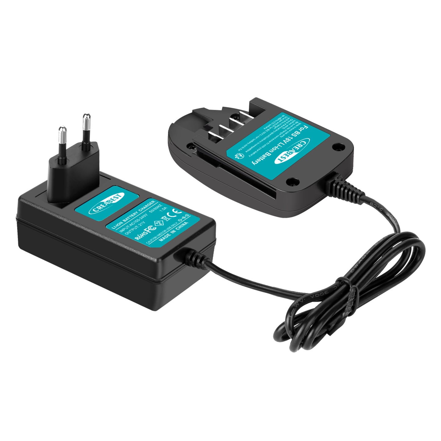 SHENTEC cargador Li-ion 18V para Bosch PST 18 LI PSB 18 LI-2 1600Z00000 1600Z0003U