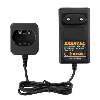 SHENTEC Cargador de batería de ion de litio 7.2V para Dewalt DCB080 DCF680N1 DCF682 DCF680G2 DW4390