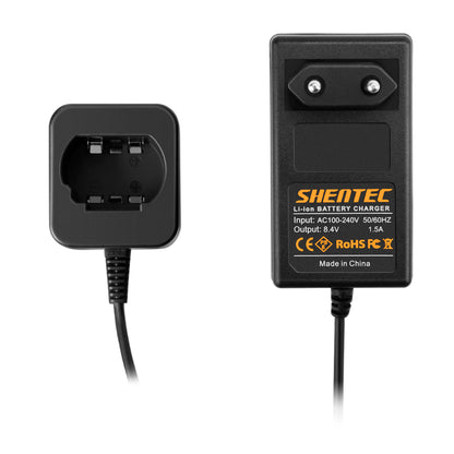 SHENTEC Cargador de batería de ion de litio 7.2V para Dewalt DCB080 DCF680N1 DCF682 DCF680G2 DW4390