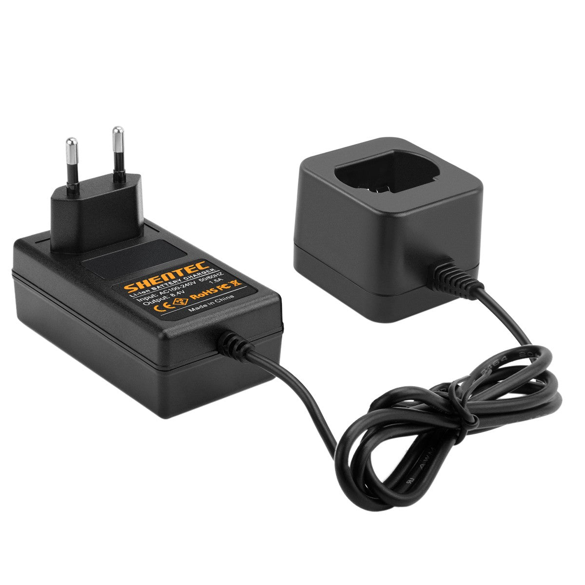 SHENTEC Cargador de batería de ion de litio 7.2V para Dewalt DCB080 DCF680N1 DCF682 DCF680G2 DW4390