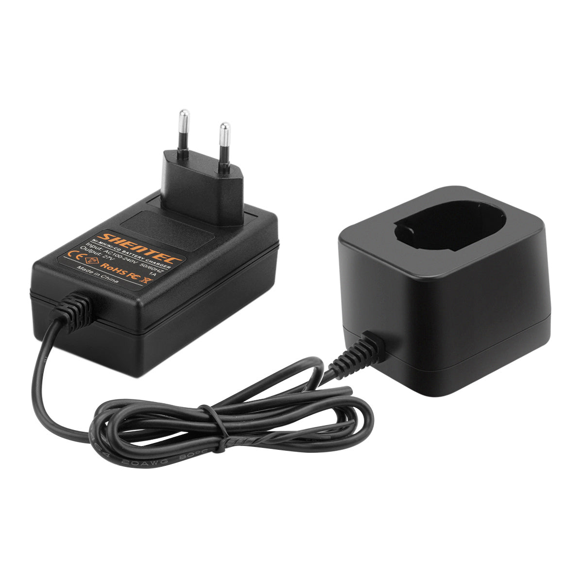 Cargador de batería SHENTEC para Dewalt DW925K-2, DW925K2, DW920K, DW920K-2 (1.2V–18V)