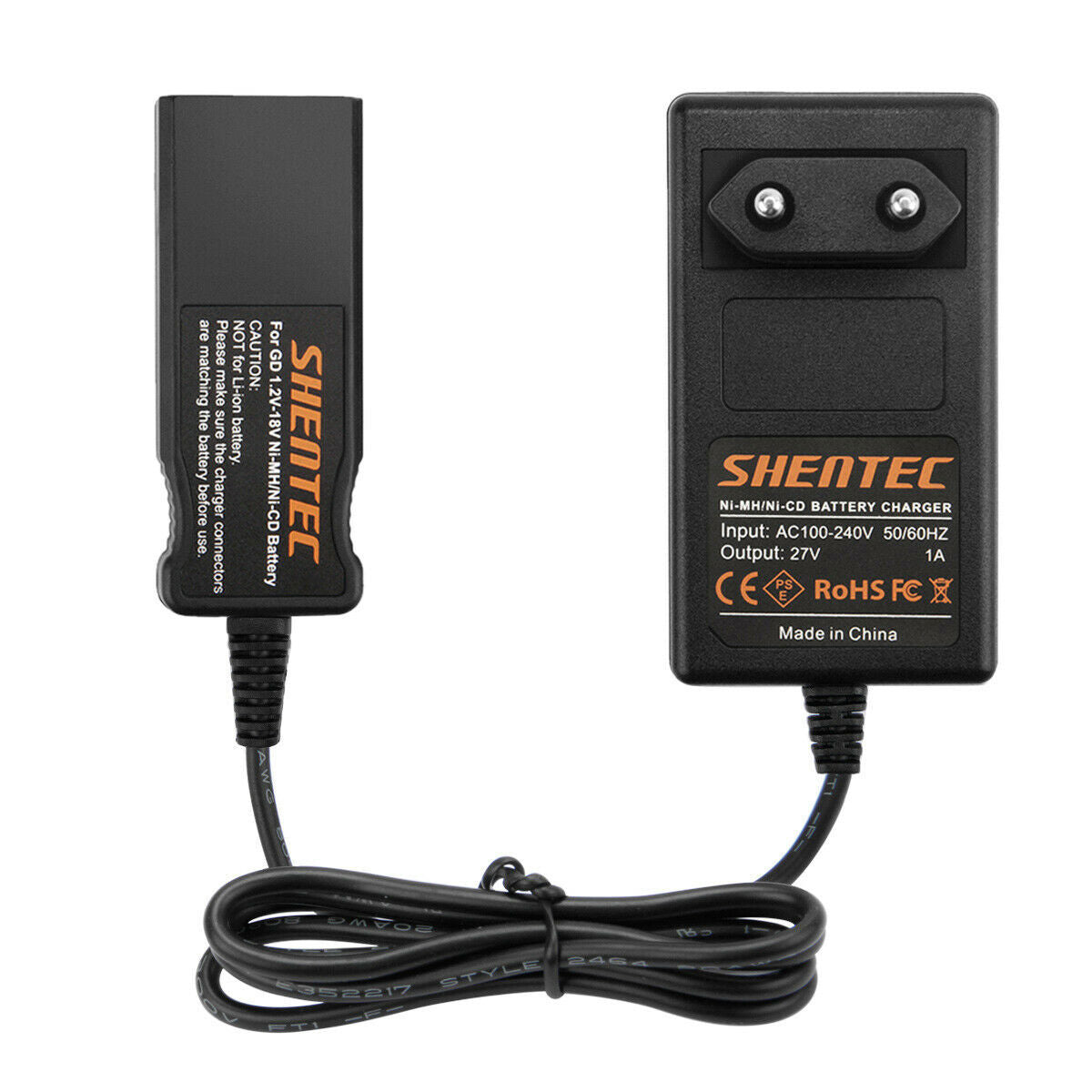 SHENTEC Cargador de Baterías 18V Ni-MH/Ni-CD para Gardena Turbotrimmer SmallCut 300 648872 8834-20