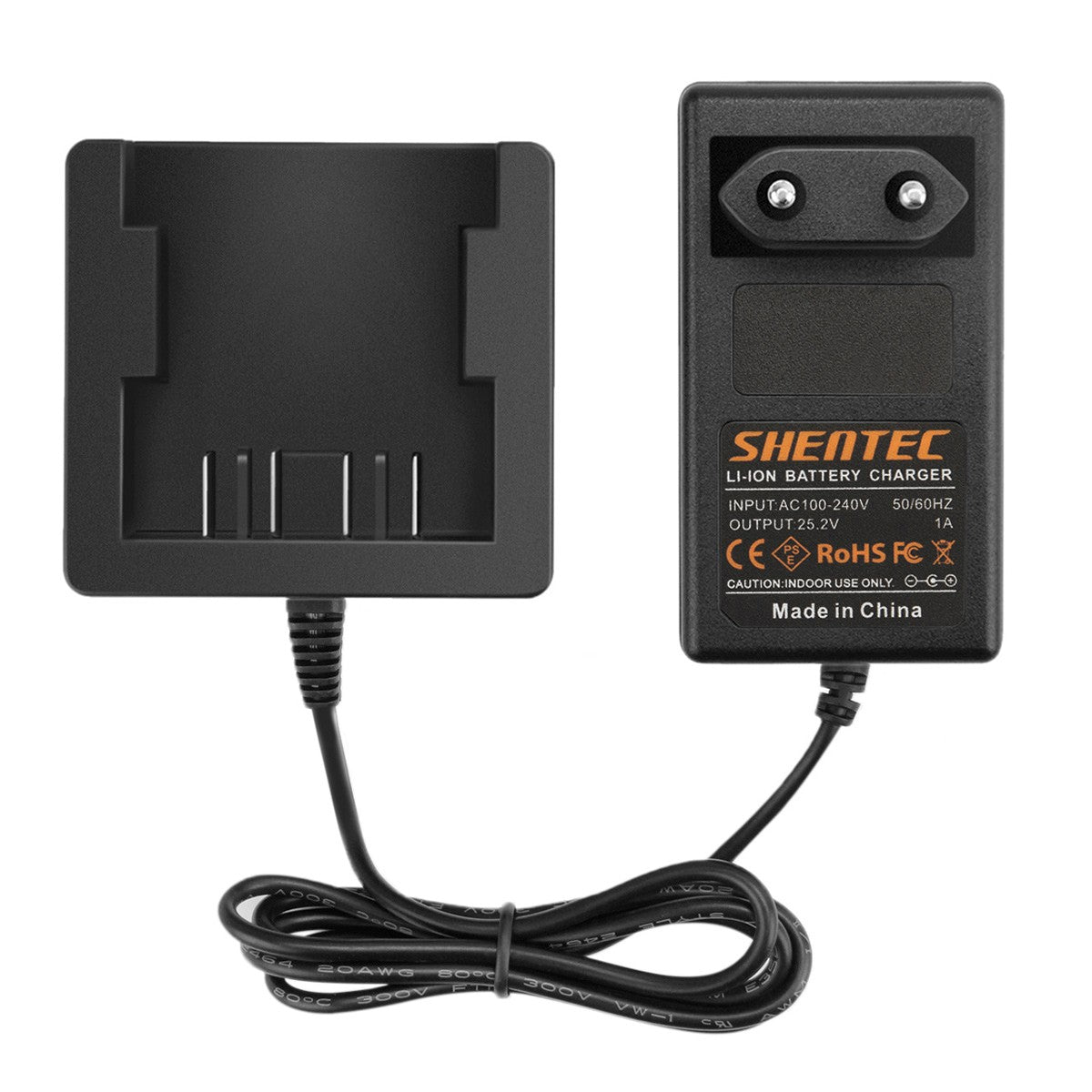 SHENTEC Cargador de batería de litio 24V para GreenWorks G-24 29807 29322 29852 29837 29842